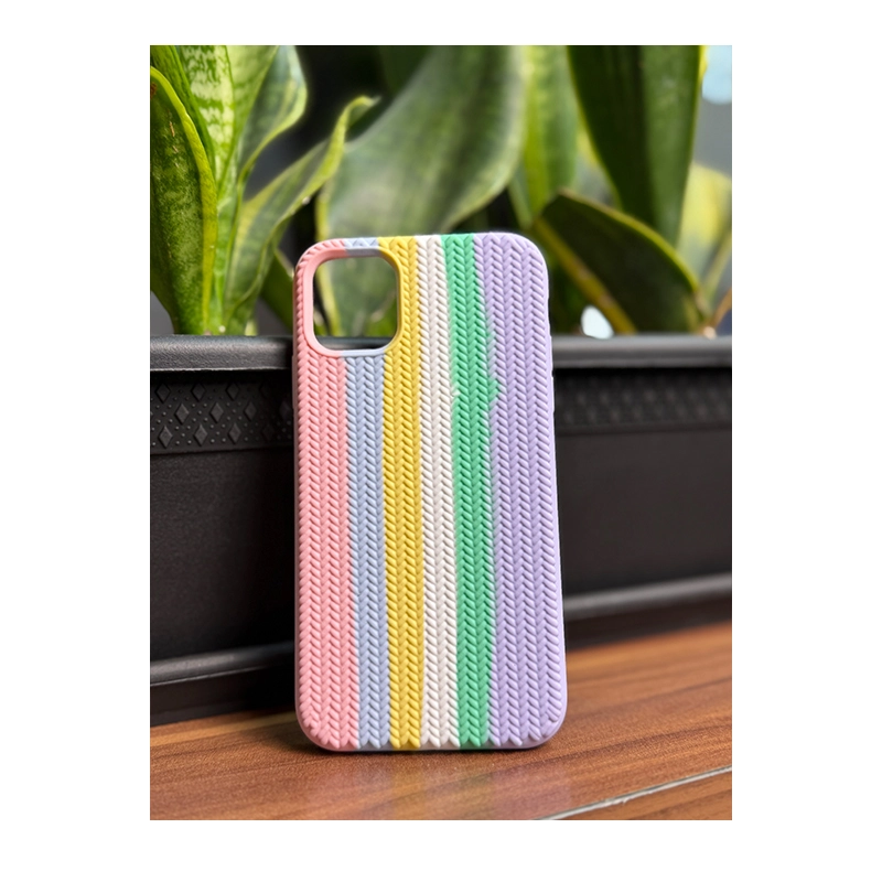 قاب سیلیکونی اورجینال مدل بافتی مناسب برای گوشی iphone 11